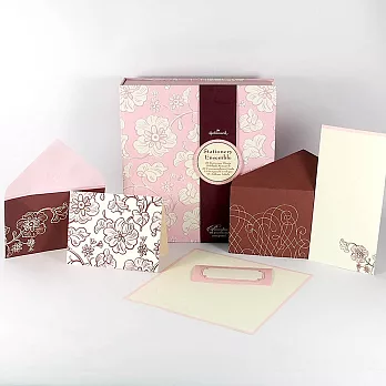 古典粉彩卡片禮盒3款共60入附造型貼紙【Hallmark-卡片 盒卡/多用途】