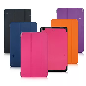 VXTRA ASUS ZenPad 10 Z301MF / Z301M / Z301ML / Z300CL / Z300M 經典皮紋超薄三折保護套納斯橘