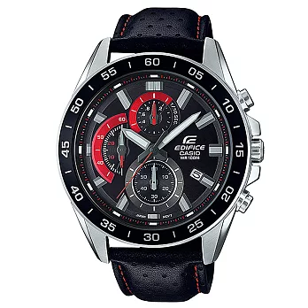 CASIO EDIFICE 扭轉時機賽車腕錶-EFV-550L-1AVUDF