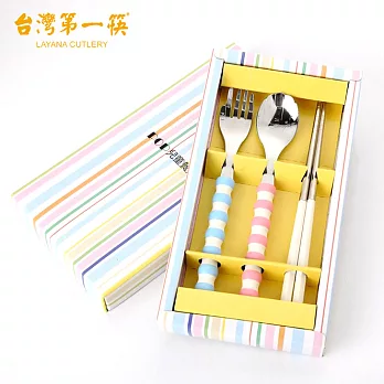 手手兒童餐具組-湯叉筷組