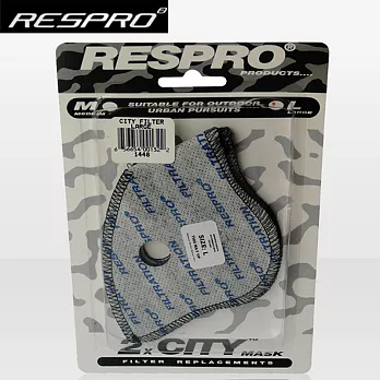 英國 RESPRO CITY™ MASK【城市系列】口罩濾棉(2入) L