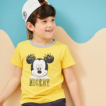 Disney 米奇系列奇幻異世界圓領上衣110黃色
