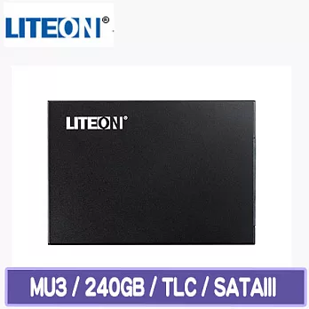 LITEON MU3 240G SSD 2.5吋固態硬碟 TLC