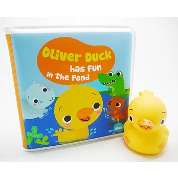 Oliver Duck Has Fun In The Pond 小鴨奧利弗玩水記 洗澡書(外文書)