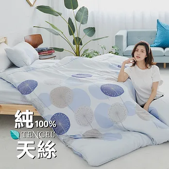 《BUHO》100%TENCEL純天絲舖棉兩用被床包組-雙人《乘風羽揚》