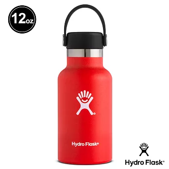 Hydro Flask 標準口 355ml 保冷 保溫瓶 熔岩紅