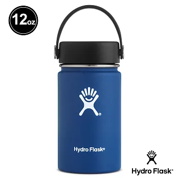 Hydro Flask 寬口 355ml 保冷 保溫瓶 鈷藍色鈷藍色