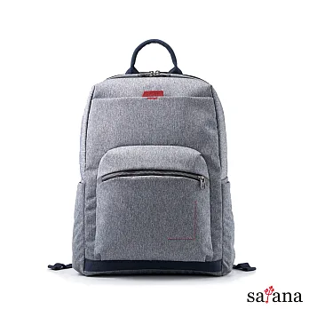 satana - Fresh 輕職人電腦後背包 -麻花灰