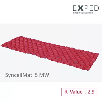 【瑞士EXPED】SynCellMat 5 多氣室睡墊- MW