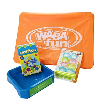 【WABA Fun-配件】大四件組合(充氣沙盤+沙盤+QQ土壓模工具組+幾何)