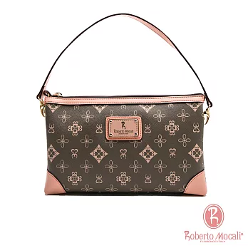 Roberto Mocali - 諾貝兔茉綠花紋2WAY手提側背包