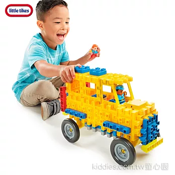 【美國Little Tikes】 鬆餅積木 - 校車