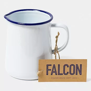 Falcon 獵鷹琺瑯 琺瑯1品脫冷水壺 586ml-藍白