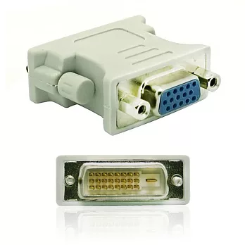 24+1 DVI 公轉VGA母轉接頭(2入)
