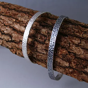 【U】Silver Spring - 免費刻字 藏愛 波紋純銀手環 (單只)