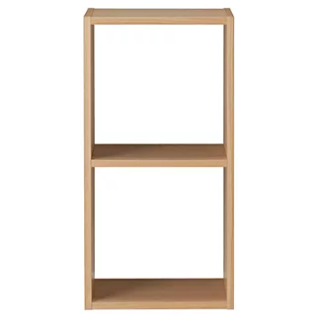 [MUJI無印良品]自由組合層架/橡木/2層/基本組.7S