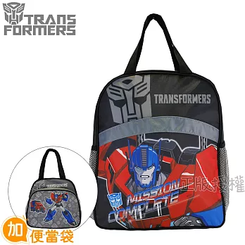 變形金剛TRANSFORMERS 書包+便當袋-兒童手提後背包款(大黃蜂/柯博文二款)柯博文