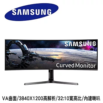 SAMSUNG三星 C43J890DKE 43型 VA曲面(32:9)電競寬液晶螢幕