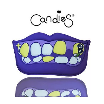 【Candies】大嘴蛀牙(紫)-IPhone 5／5S／5C／SE