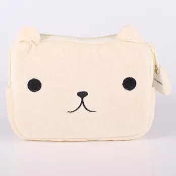 Kapibarasan 水豚君系列毛絨方方零錢包。懷特小姐