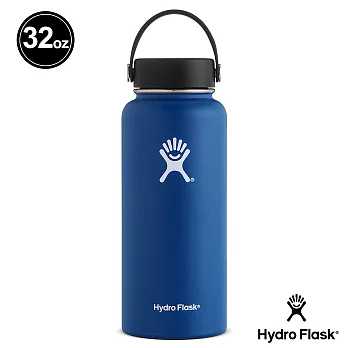 Hydro Flask 寬口 946ml 保冷 保溫瓶鈷藍色