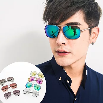 BuyGlasses 熱銷長型金屬框太陽眼鏡 DD3-9194無紅彩