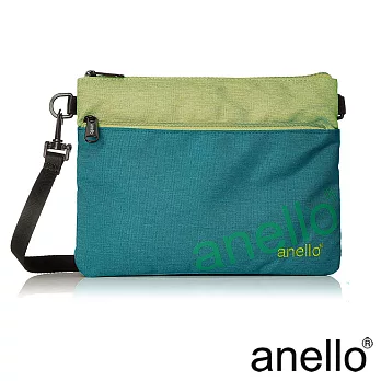 anello 輕巧休閒大LOGO斜背包 綠色