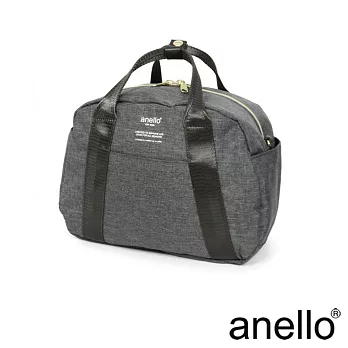 anello 高密度石南花紋迷你波士頓包 鐵灰色
