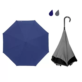 【好傘王】反向傘系_吹不壞電光反向傘(灰色)