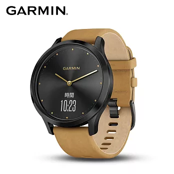 Garmin  vívomove® HR 時尚智慧腕錶 典雅款深邃黑(全尺寸)