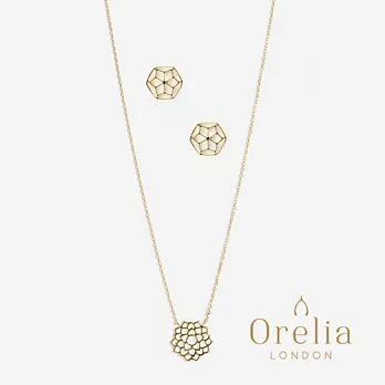 【Orelia】London 英國倫敦 CROWN CHAKRA NECKLACE & EARRINGS SET 皇冠脈輪項鍊耳環套組