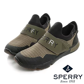 SPERRY 7SEAS 自我風格潮流魔鬼氈休閒鞋(男款)-橄欖綠US8.5橄欖綠