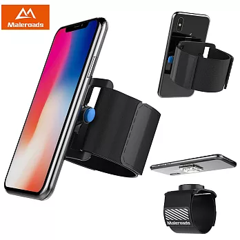 Maleroads 全新升級!! 一鍵快速拆裝 輕鬆拍照 Apple iPhone Xs 專用運動臂帶 慢跑 跑步 自行車 臂包 附專用的手機透明保護套