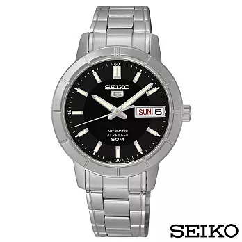 SEIKO精工氣質淑女夜光5號自動上鍊機械腕錶 SNK895K1