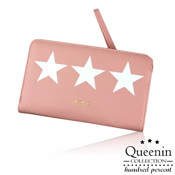 DF Queenin皮夾 - 星星系5吋手機可放隨身包-共3色粉色