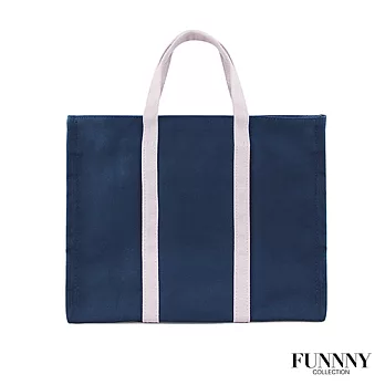 FUNNNY 職。選物系列 帆布托特包 森永 秋保 藍