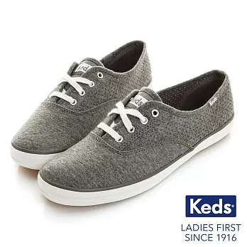 【Keds】CHAMPION 綁帶休閒鞋US5.5炭灰