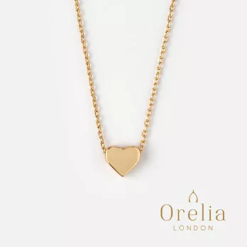 【Orelia】London 英國倫敦 TINY HEART NECKLACE 迷你簡約愛心鍍金項鍊