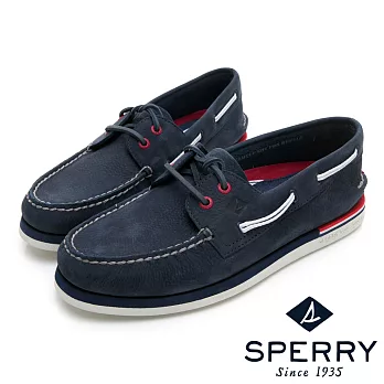 SPERRY 手工縫製時尚經典帆船鞋(男)-海軍藍US10.5海軍藍