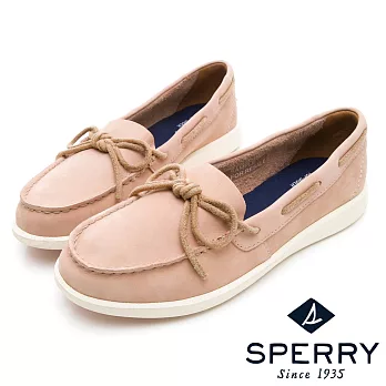 SPERRY 頂級牛皮經典手工縫製帆船鞋(女)-粉色US7粉色