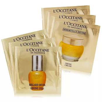 LOCCITANE 歐舒丹 蠟菊賦活輕巧組[極萃霜1.5mlX3+眼霜1mlX3]