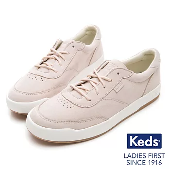 【Keds】MATCH PIONT 經典復刻牛巴戈休閒鞋US7淺粉