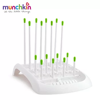 munchkin滿趣健-折疊式奶瓶晾乾架-綠
