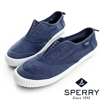 SPERRY 輕便水洗帆布鞋-藍US9海軍藍