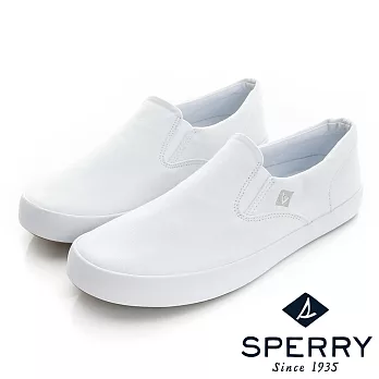 SPERRY 中性百搭直套式舒適休閒鞋-(中性款)-白US7白色