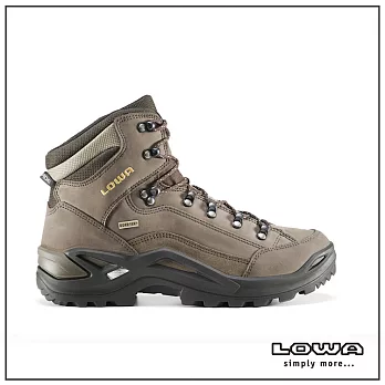 【德國LOWA】男 中筒多功能健行鞋 褐色 RENEGADE GTX MID / LW310945-4554UK8.5褐色