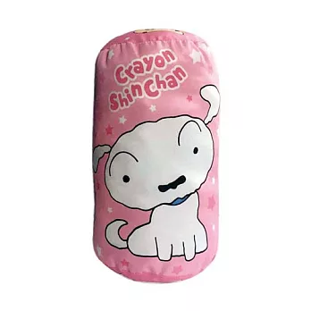 【Crayon Shin-chan 蠟筆小新 】可愛舒適柱狀抱枕・正版授權卡答國際粉色小白