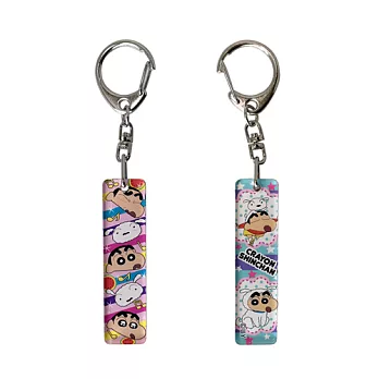 【Crayon Shin-chan 蠟筆小新 】質感PVC吊飾掛飾鑰匙圈・正版授權卡答國際變裝款小新小白
