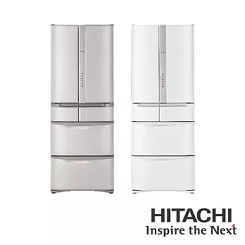 HITACHI 日立481公升變頻六門電冰箱-RSF48HJ星燦白