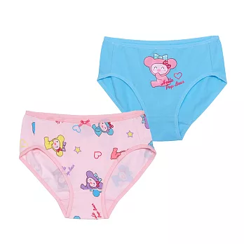 WHY AND 1/2 兩件組棉質萊卡三角內褲 3Y~14Y03藍色